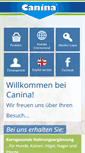 Mobile Screenshot of canina.de