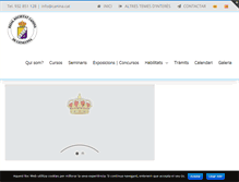 Tablet Screenshot of canina.cat